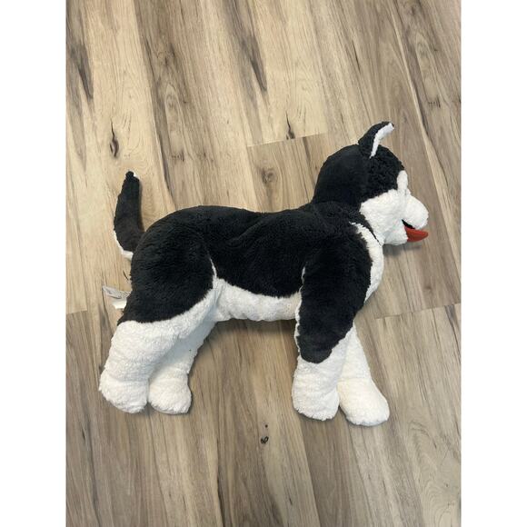 Livlig Dog Siberian Husky Stuffed Animal IKEA Gray/White Floppy Plush Gift Toy - Picture 5 of 7